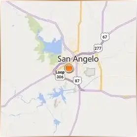 Angelo State University Location Map Angelo State University Location Map