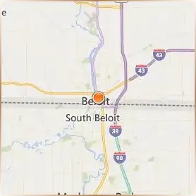 Beloit College Location Map