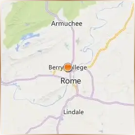 Berry College Location Map Berry College Location Map