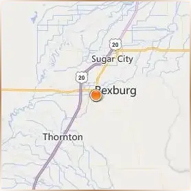 Brigham Young University Idaho Location Map