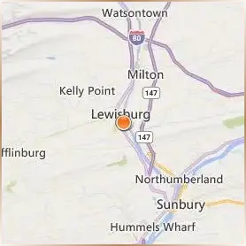 Bucknell University Location Map Bucknell University Location Map