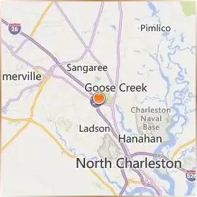 Charleston Southern University Location Map