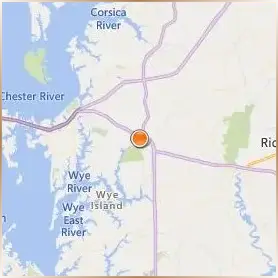 Chesapeake College Location Map