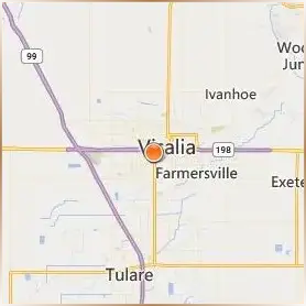 College of the Sequoias Location Map