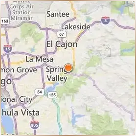 Cuyamaca College Location Map Cuyamaca College Location Map