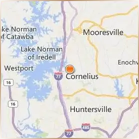 Davidson College Location Map