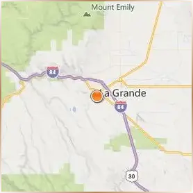 Eastern Oregon University Location Map