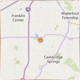Edinboro University of Pennsylvania Location Map Edinboro University of Pennsylvania Location Map