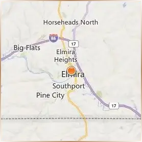 Elmira College Location Map Elmira College Location Map