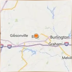 Elon University Location Map Elon University Location Map