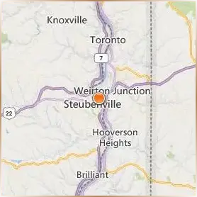 Franciscan University of Steubenville Location Map Franciscan University of Steubenville Location Map