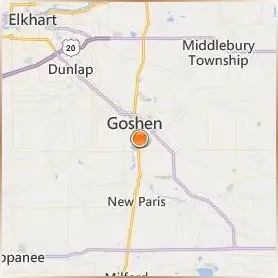 Goshen College Location Map Goshen College Location Map