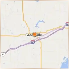 Greenville University Location Map