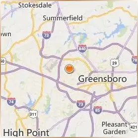 Guilford College Location Map Guilford College Location Map