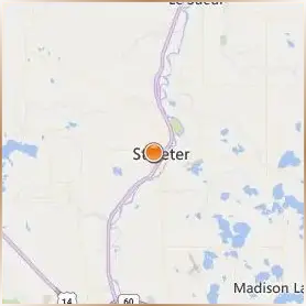 Gustavus Adolphus College Location Map