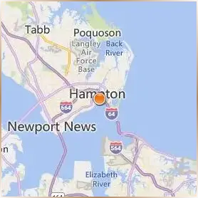 Hampton University Location Map Hampton University Location Map