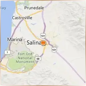 Hartnell College Location Map