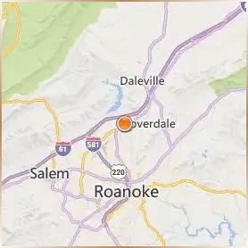 Hollins University Location Map Hollins University Location Map