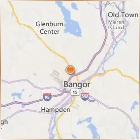 Husson University Location Map
