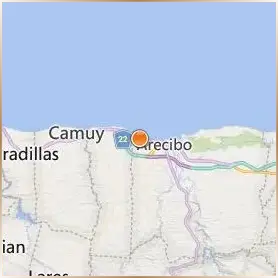 Inter American University of Puerto Rico Arecibo Location Map