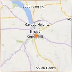 Ithaca College Location Map Ithaca College Location Map