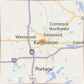 Kalamazoo College Location Map