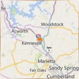 Kennesaw State University Location Map