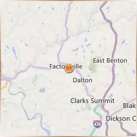 Keystone College Location Map Keystone College Location Map