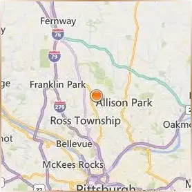 La Roche College Location Map La Roche College Location Map