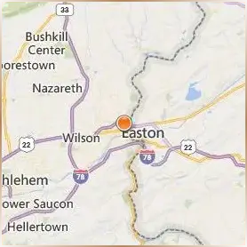 Lafayette College Location Map Lafayette College Location Map