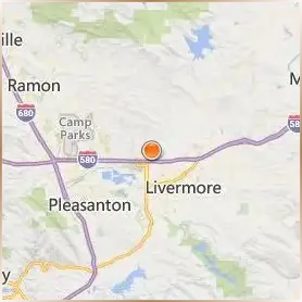 Las Positas College Location Map