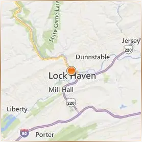 Lock Haven University Location Map Lock Haven University Location Map