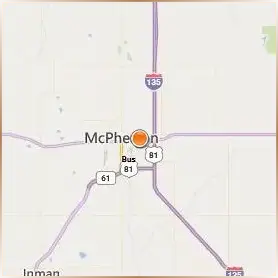McPherson College Location Map McPherson College Location Map