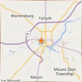 Millikin University Location Map Millikin University Location Map