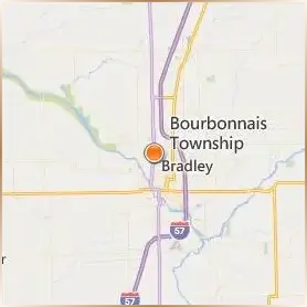 Olivet Nazarene University Location Map