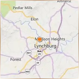 Randolph College Location Map