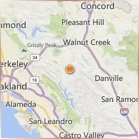 Saint Mary's College of California Location Map