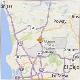 San Diego Miramar College Location Map