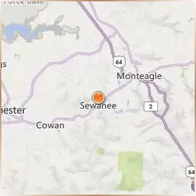 Sewanee The University of the South Location Map Sewanee The University of the South Location Map