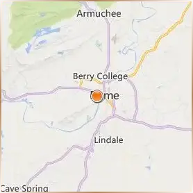 Shorter University Location Map
