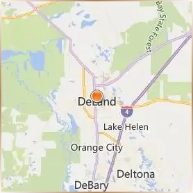 Stetson University Location Map Stetson University Location Map