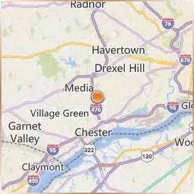 Swarthmore College Location Map Swarthmore College Location Map