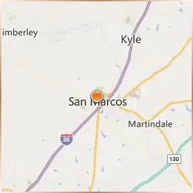 Texas State University Location Map Texas State University Location Map