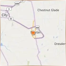 The University of Tennessee Martin Location Map The University of Tennessee Martin Location Map