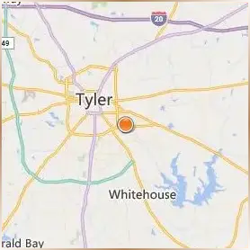 The University of Texas at Tyler Location Map The University of Texas at Tyler Location Map
