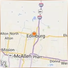 The University of Texas Rio Grande Valley Location Map