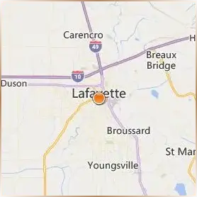 University of Louisiana at Lafayette Location Map University of Louisiana at Lafayette Location Map
