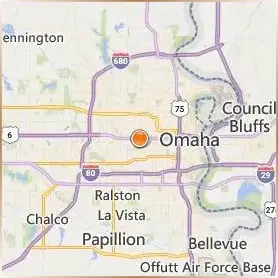 University of Nebraska at Omaha Location Map