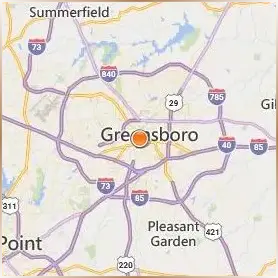 University of North Carolina at Greensboro Location Map University of North Carolina at Greensboro Location Map