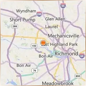 University of Richmond Location Map University of Richmond Location Map